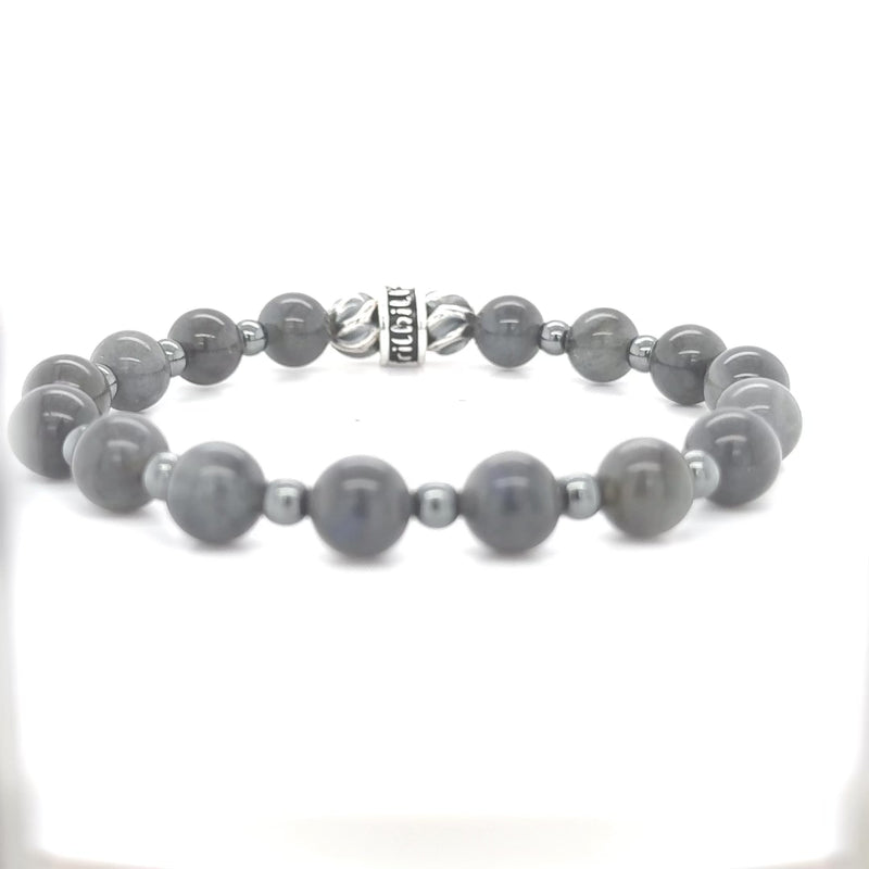 BLACK LABRADORITE ZEN